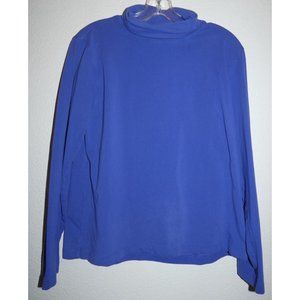 Women's Blue Turtleneck, Chico's, Size Large